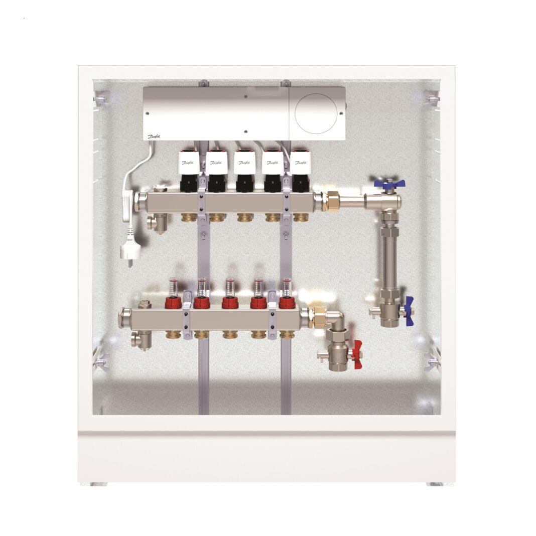 Danfoss UnoFloor: Vormontierte Verteilerstationen für Fußbodenheizungen in Mehrfamilienhäusern