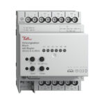 Contrôle efficace et diversifié de la température ambiante: avec l’actionneur de chauffage KNX 6x avec régulateur